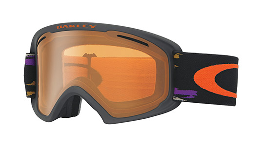 Oakley Skibrille mit orangener Monoscheibe
