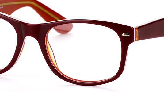 Lennox Eyewear Amana - eine stilsichere Wayfarer-Brille im trendigen Rot